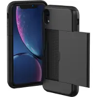 IMoshion Coque arrière avec porte-cartes Apple iPhone Xr - Noir