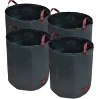 vidaXL Sac à déchets de jardin vert 4 pièces 272 L 150 g/ m²