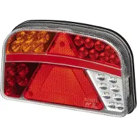 Proplus Feu arrière 6 fonctions 240x150mm LED gauche sous blister