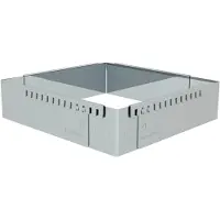 De Buyer Patisserie Frame Steel Adjustable Max Rectangular 56-84 Cm Mold Gris