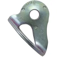 Fixe Climbing Gear 1 Hanger Galvanized Steel M12 Bolt Hanger 20 Units Argenté