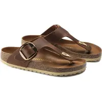 Birkenstock Gizeh Big Buckle Oiled Le Couleur Marron