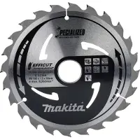 Makita E-12164 Efficut Lame De Scie Circulaire WPC - 185x30x1,5mm 24T