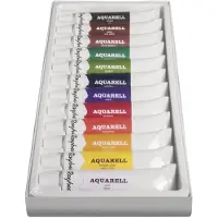 Rayher Hobby Kit d'artiste aquarelle couleurs assorties 12 x 12,0 ml (12 ml)