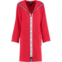 Cawö Peignoir Cawö 3101 Uni Rits Women Rouge-L