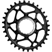 Absolute Black Plateau Oval Race Face Direct Mount 6 Mm Offset