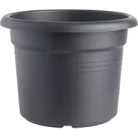 Elho 2055355 Green Basics Cilinder Pot De Fleurs Noir 35 X 35 X 26 Cm
