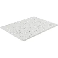 Balmani Impress receveur de douche 120 x 90 cm marbre composite blanc/noir terrazzo mat structure rock