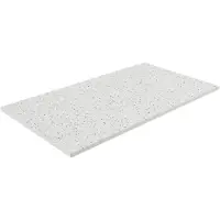 Balmani Impress receveur de douche 160 x 90 cm marbre composite blanc/noir terrazzo mat structure rock