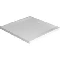 Balmani Bayou receveur de douche 90 x 90 cm Solid surface blanc mat