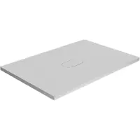 Balmani Artic receveur de douche 120 x 80 cm top solid blanc mat