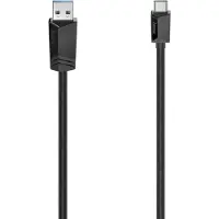 Hama Câble USB-C, mâle USB-C - mâle USB-A, USB 3.2 Gen1, 5 Gbit/s, 0,25 m