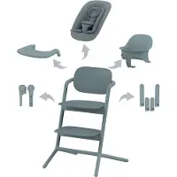 Cybex Lemo2 4 In 1 Home Highchair Argenté Enfants