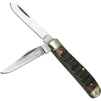 Cold Steel Mini Trapper FL-MTRPR-J Jigged Brown Bone, couteau de poche