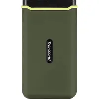 Transcend ESD380C - SSD - 2 To - externe (tragbar) - USB 3.2 Gen 2x2 - Vert militaire