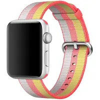 Apple Bracelet en nylon tressé Watch | 38/40/41/42 mm - Red