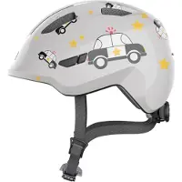 ABUS Casque Enfant 67270 - SMILEY 3.0 GREY POLICE M