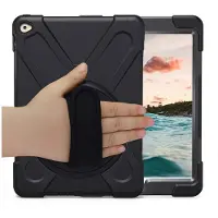 Casecentive Handstrap Hardcase met handvat iPad Mini 4 zwart (8944688062023), Bandoulière pour smartphone, Noir