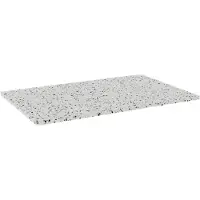 Balmani Stretto tablette simple Bianco Nero terrazzo 90 x 55 cm