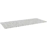 Balmani Stretto tablette simple ou double Bianco Nero terrazzo 135 x 55 cm
