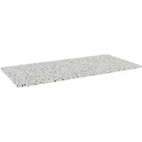 Balmani Stretto tablette simple ou double Bianco Nero terrazzo 120 x 55 cm