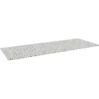 Balmani Stretto tablette simple ou double Bianco Nero terrazzo 150 x 55 cm