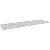 Balmani Stretto tablette simple ou double Bianco Nero terrazzo 180 x 55 cm