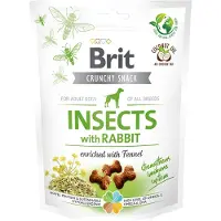 Brit Care Crunchy Cracker, Insectes, lapin et fenouil - 3 x 200 g