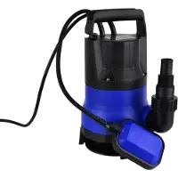 GEKO Pompe submersible en plastique avec interrupteur à flotteur 400W
