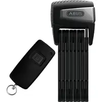 ABUS Antivol pliable - - BORDO ONE 6500A/110 - Support RC - Noir