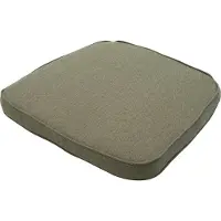 Madison Galette de Chaise Madison Recycled Canvas Taupe (48 x 48 cm)