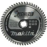 Makita B-33021 Specialized Lame De Scie Circulaire Plongeante Pour Aluminium - 165 X 20 X 56D