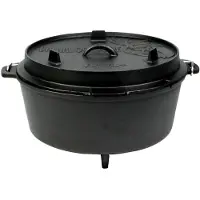 Valhal Outdoor Dutch Oven Valhal Outdoor Avec Pieds pour l'Extérieur 12 L