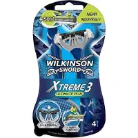 Wilkinson Xtreme 3 For Men Ultimate Comfort with Aloe Vera Disposable Razors 4 Count