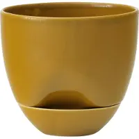 Audo Copenhagen Hydrous Jardinière Ø12 cm Ochre
