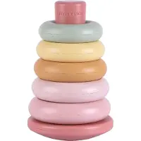 Rubo Toys Little Dutch Anneaux à empiler Rose