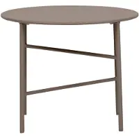 Ebuy24 Pesetos table de jardin table d'appoint Ø50cm H40cm noyerReproduction.