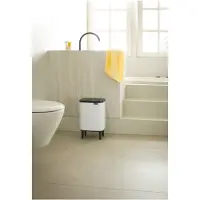 Brabantia BO Mülleimer HI 7 l White