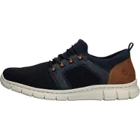 Rieker Baskets basses marine / marron