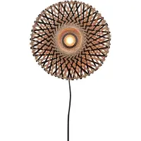 Good&Mojo - Applique Kalimantan - Bambou/Noir - Ø30cm