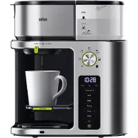 Braun KF9170SI MultiServe Machine à Café Inox/Argent