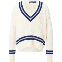 Ralph Lauren Pull-over bleu / noir / blanc cassé