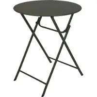 Progarden Table pliable d'extérieur 60 cm Vert mat