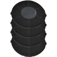 Whirlpool Filtre à charbon Whirlpool 484000008783 Type48 AMC037 Wpro 236 mmpour hotte aspirante