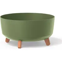 Prosperplast Pot De Fleurs Prosperplast Gracia Low Dgrl400l-5615c Vert 14,3l