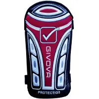 Givova Protège-tibias "Parastinco Protection" noir / rouge