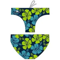 Turbo Surf Flower Swimming Brief Bleu M Homme