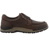 Mephisto Charles Grizzly : chaussures pour hommes, lacets, couleur marron, style décontracté