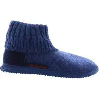 Giesswein Pantoufle 'Kramsach' bleu-gris / bleu clair / bleu chiné / rouge / noir