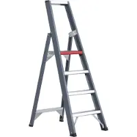 Altrex Falco FEO 4 Marches - Simple - Aluminium Avec Revêtement - 4 Marches - Hauteur De Travail Max. 2,95 M